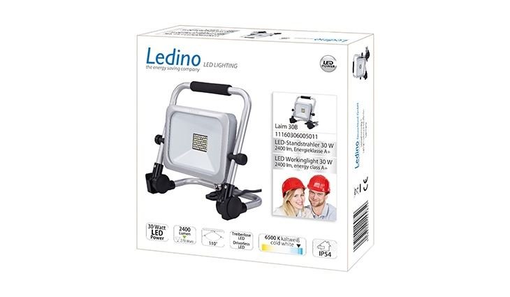 Ledino LED-Standstrahler Laim 30B, 30W 2400 lm, 6500K